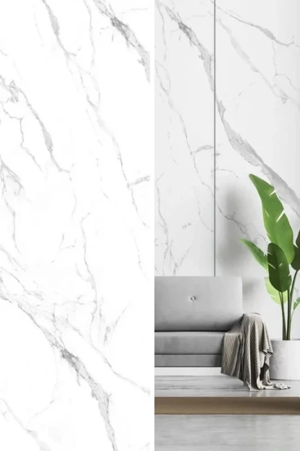 Płyta Węglowa SPC Carrara Błyszcząca | 280x112 cm