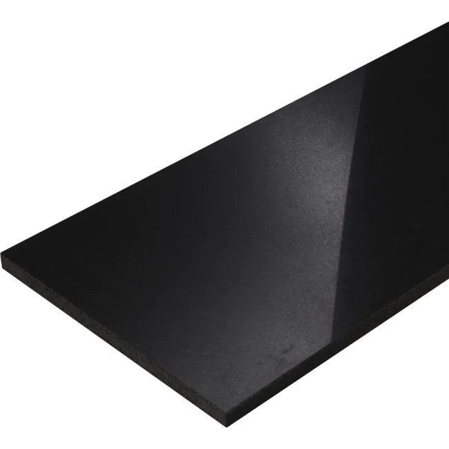 Stopnica granitowa polerowana G684 Black Pearl | 150x33x2 cm