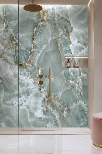 Tele di Marmo Onyx Green 120x278 Lappato Imitacja Kamienia