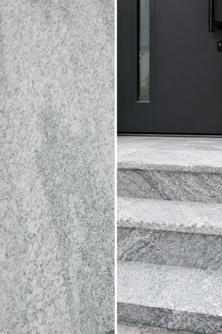 Stopień Granitowy Juparana New płomieniowany | 150x33x3 cm
