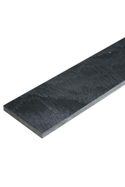 Podstopnica Kwarcytowa Silver Grey Szczotkowany | 150x16,5x2 cm