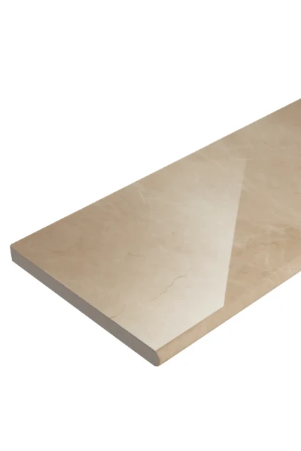 Stopień Marmurowy Crema Marfil New Polerowany | 135x33x3 cm