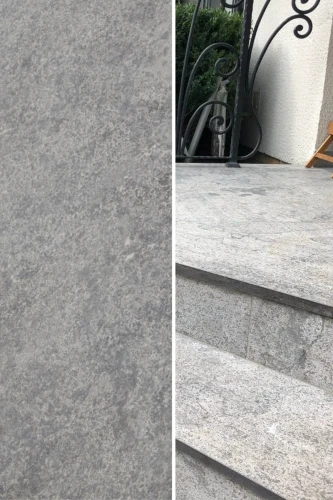 Podstopnica Wapienna L828 Blue Limestone Szczotkowany Płomieniowany | 150x16,5x2 cm