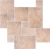 Komplet Rzymski Trawertynowy Classic Bębnowany | Komplet = 0,742 m2 | gr. 1,2 cm