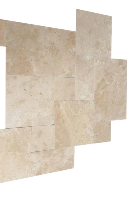 Komplet Rzymski Trawertynowy Light Premium Bębnowany | Komplet = 0,742 m2 | gr. 1,2 cm