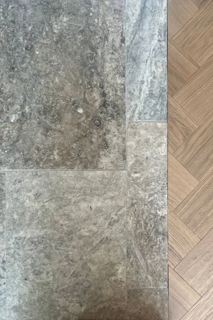 Płytka Trawertynowa Silver Ash Standard Szlifowany Wypełniany | 61x40,6x1,2 cm