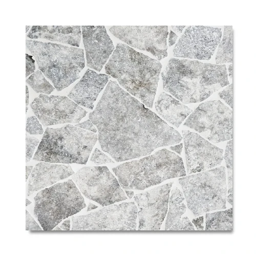 Trawertyn Silver Crazy Paving Dzikówka Bębnowany 3 cm