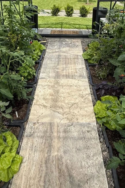 Płytka Trawertynowa Silver Ash Modern Tumbled | 61x40,6x3 cm