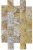 Płytka Trawertynowa Scabos Bębnowany | 15x7,5x1 cm