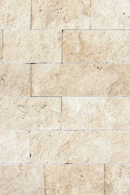 Płytka Trawertynowa Light Łupany | 40-10x10x1,7-2,3 cm