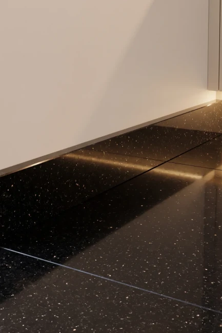 Cokół Granitowy Black Galaxy Polerowany | 61x8x1 cm