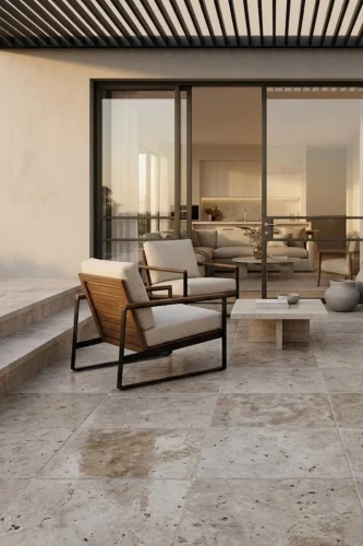 Płytka Trawertynowa Classic Modern Tumbled | 61x61x3 cm