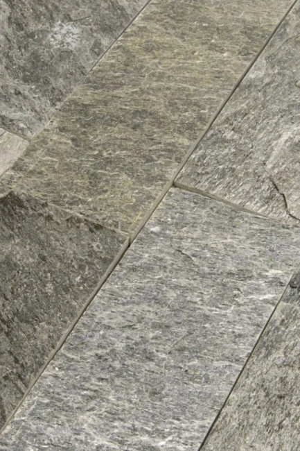 Płytka Kwarcytowa Silver Shine Naturalny | 30x10x0,8-1,3 cm