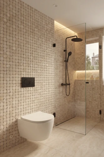Mozaika Trawertynowa Light Standard 4,8x4,8 Bębnowany | 30,5x30,5x1 cm