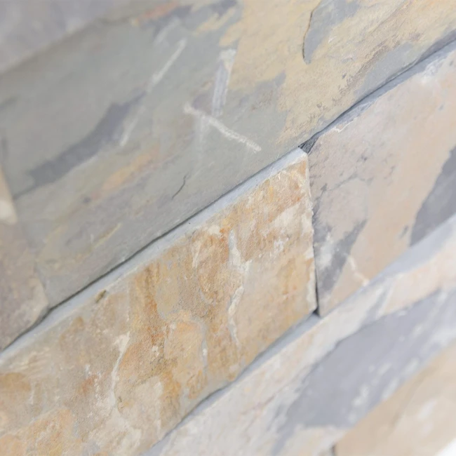 Płytka Łupek California Gold Naturalny | 30x10x1-1,3 cm