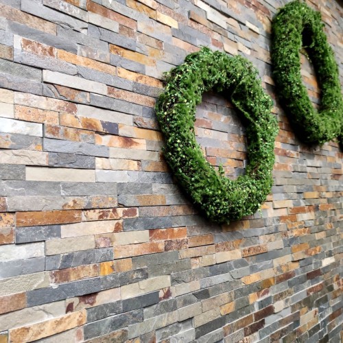 Kamień Elewacyjny Łupek Stackstone Multicolor Naturalny | 60x15x1-1,5 cm