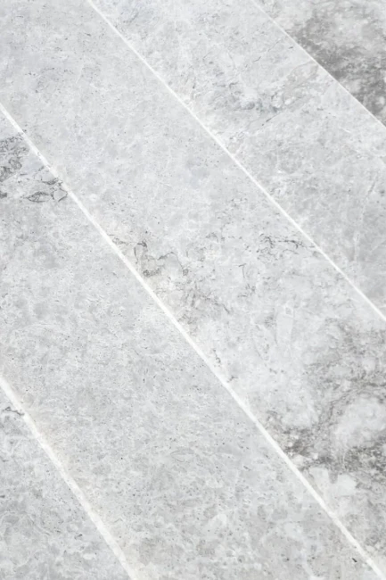 Zestaw Stopień + Podstopień Marmur Tundra Grey Polerowany Bullnose | 135x33x3 / 135x16,5x2 cm