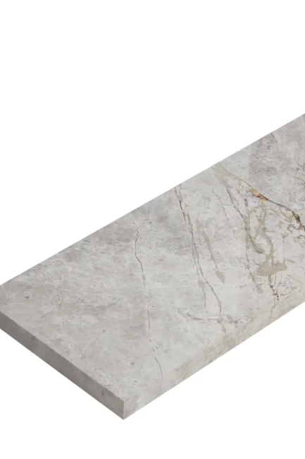 Podstopnica Marmurowa Tundra Grey Polerowany | 135x16,5x2 cm