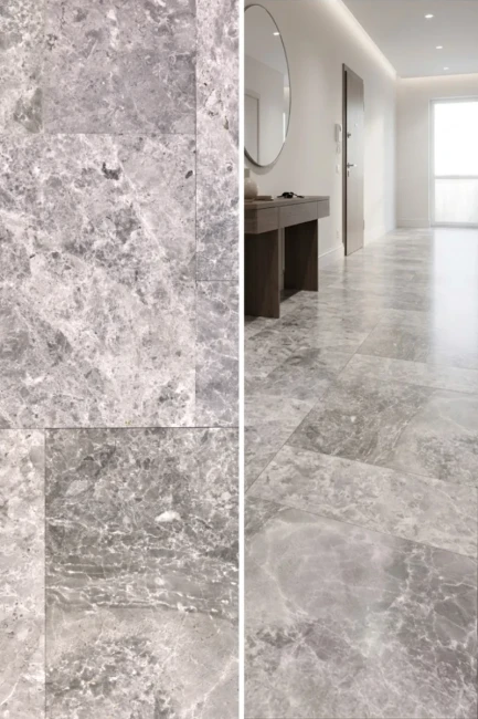 Komplet Rzymski Marmurowy Tundra Grey Premium Szlifowany | Komplet = 0,742 m2 gr. 1,2 cm