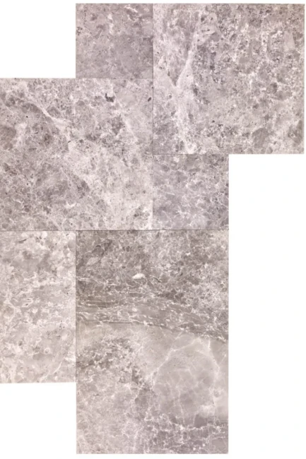 Komplet Rzymski Marmurowy Tundra Grey Premium Polerowany | Komplet = 0,742 m2 gr. 1,2 cm