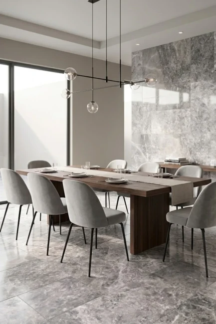 Komplet Rzymski Marmurowy Tundra Grey Premium Polerowany | Komplet = 0,742 m2 gr. 1,2 cm