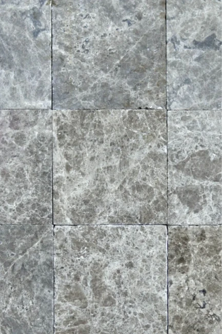 Płytka Marmurowa Tundra Grey Bębnowany | 20,3x20,3x1 cm