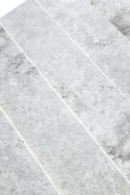 Stopień Marmurowy Tundra Grey + Bullnose Szlifowany | 135x33x2 cm