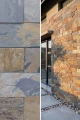 Płytka Łupek California Gold Naturalny | 30x10x1-1,3 cm