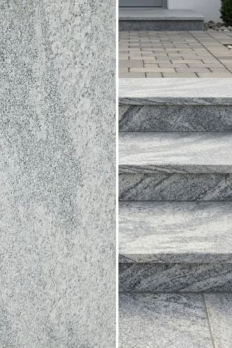 Zestaw Schodowy Granitowy Juparana New Stopień Płomień + Podstopień Poler | 150x33x2 / 150x16,5x2 cm