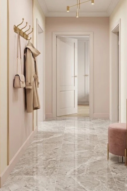 Płytka Marmurowa Tundra Grey Classic Polerowany | 61x61x1,2 cm