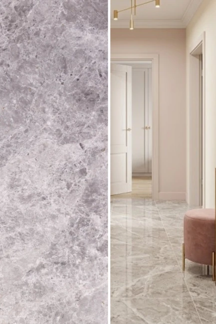Płytka Marmurowa Tundra Grey Classic Polerowany | 61x61x1,2 cm