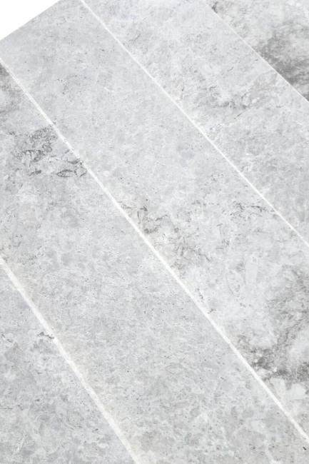 Stopień Marmurowy Tundra Grey Polerowany Bullnose | 135x33x3 cm