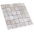 Mozaika Marmurowa Queen Beige 4,8x4,8 Bębnowany | 30,5x30,5x1 cm