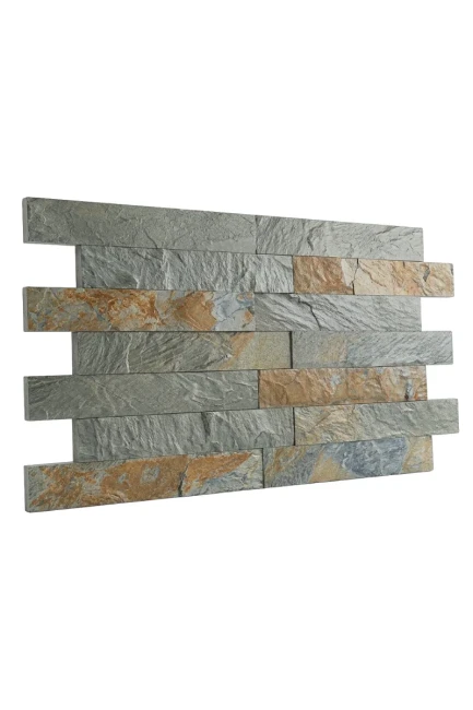PRODUKTOWE KM - 2026-07-21T123417.416.webp Kamień elewacyjny-dekoracyjny kwarcytowy Deoli Green | 7x50 cm