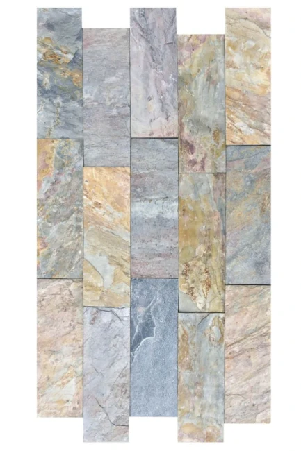 Płytka Łupek Jaipur Multi Naturalny | 30x10x0,8-1,3 cm
