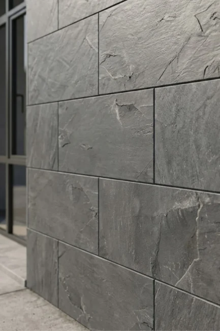 Płytka Łupek Black Slate Naturalny | 60x40x0,9-1,2 cm