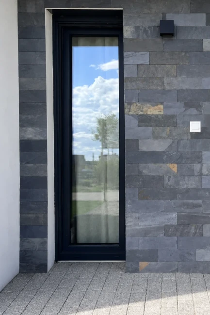 Płytka Łupek Black Slate Naturalny | 30x10x0,8-1,3 cm