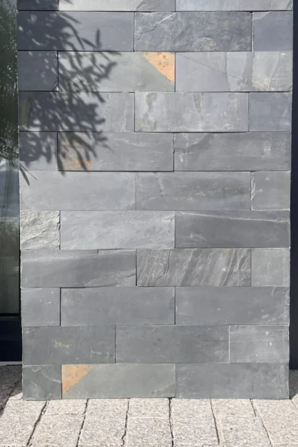 Płytka Łupek Black Slate Naturalny | 30x10x0,8-1,3 cm