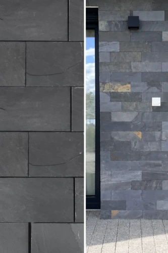 Płytka Łupek Black Slate Naturalny | 30x10x0,8-1,3 cm