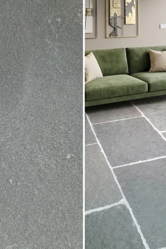 Płytka Wapienna Tandur Grey Bębnowany | 60x60x2,2 cm
