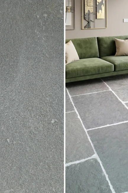 Płytka Wapienna Tandur Grey Bębnowany | 60x60x2,2 cm