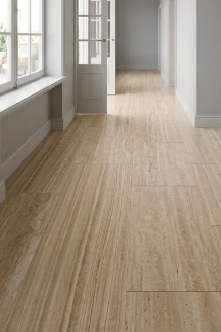 Płytka Wapienna Monte Beige (vein Cut) Szlifowany | 61x40,6x1,2 cm