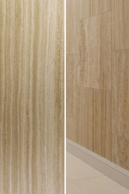Płytka Wapienna Monte Beige (vein Cut) Szczotkowany | 61x40,6x1,2 cm