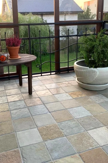 Płytka Wapienna French Fl Antykowany Bębnowany | 20-30x15x2,2 cm