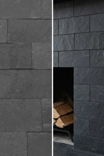 Płytka Wapienna Chittor Black Naturalny | 30x10x1-1,3 cm