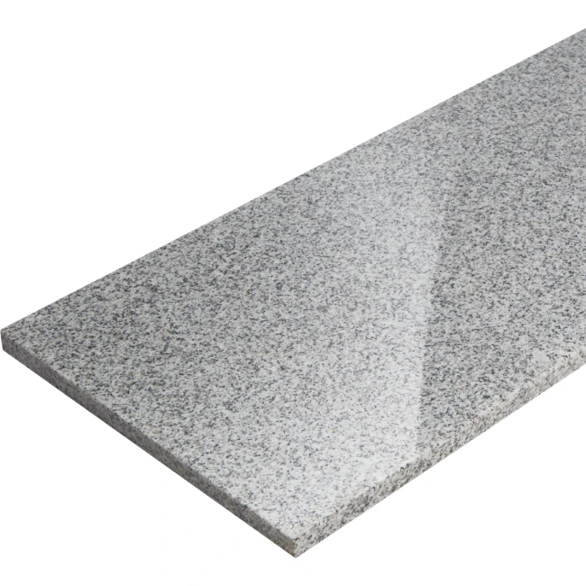 Stopień Granitowy G603 Bianco Cristal Polerowany | 150x33x2 cm