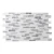 Kamień Elewacyjny Dekoracyjny Kwarcyt Stackstone Biało-Szary Naturalny | 10x36x0,8-1,3 cm