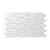 Kamień Elewacyjny Dekoracyjny Kwarcyt Stackstone Biały Naturalny | 10x36x0,8-1,3 cm