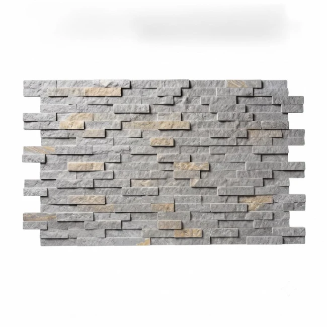 Kamień Elewacyjny Dekoracyjny Łupek Stackstone Szary Naturalny | 10x36x0,8-1,3 cm