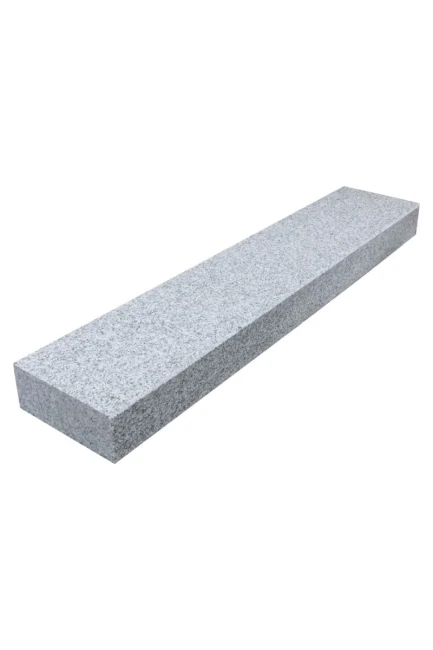Opornik Granitowy G603 Bianco Cristal Jeden Bok Płomieniowany | 100x6x20 cm